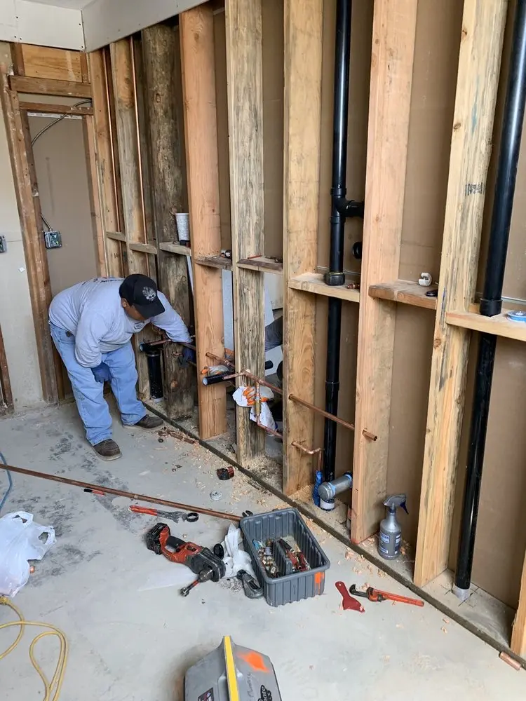 Commercial rough-in plumbing for Trenchless Sewer Repair in Fox Chase